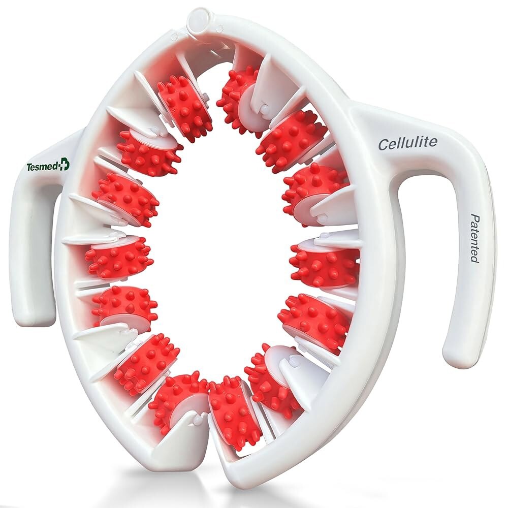 [오늘출발] 테스메드 셀룰라이트 수동 마사지기: 이탈리아산 컨버전스 및 다이버전스 롤러 기술로 특허 획득. 허벅지와
