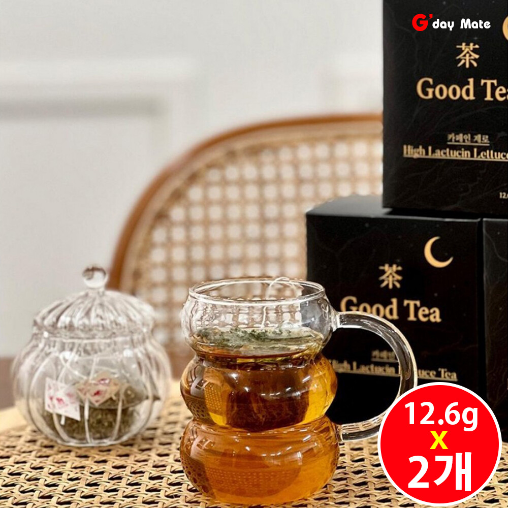 [오늘출발] 잠잘오는차 숙면에좋은차 수면에좋은차 흑하랑상추 티백 굿티 7개입2개