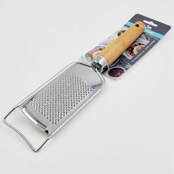 주방용품 손잡이 치즈강판 우드 스테인레스 48yXP)