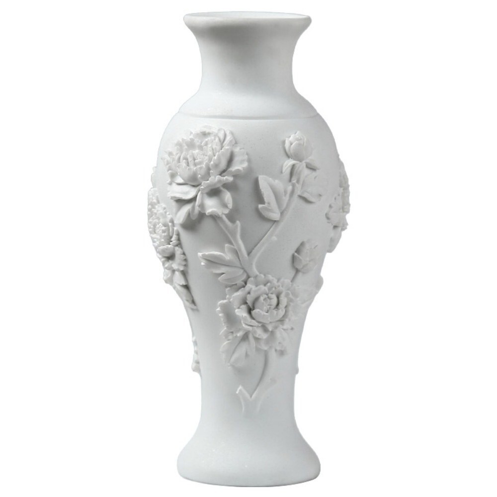 [오늘출발] 묘지 화병 산소 화이트 꽃병 도자기 항아리 성묘 돌화병 대리석