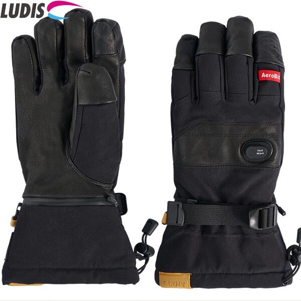 [오늘출발] 루디스 스키보드 열선 발열 프리미엄장갑 에어로빗 오지장갑 BLK