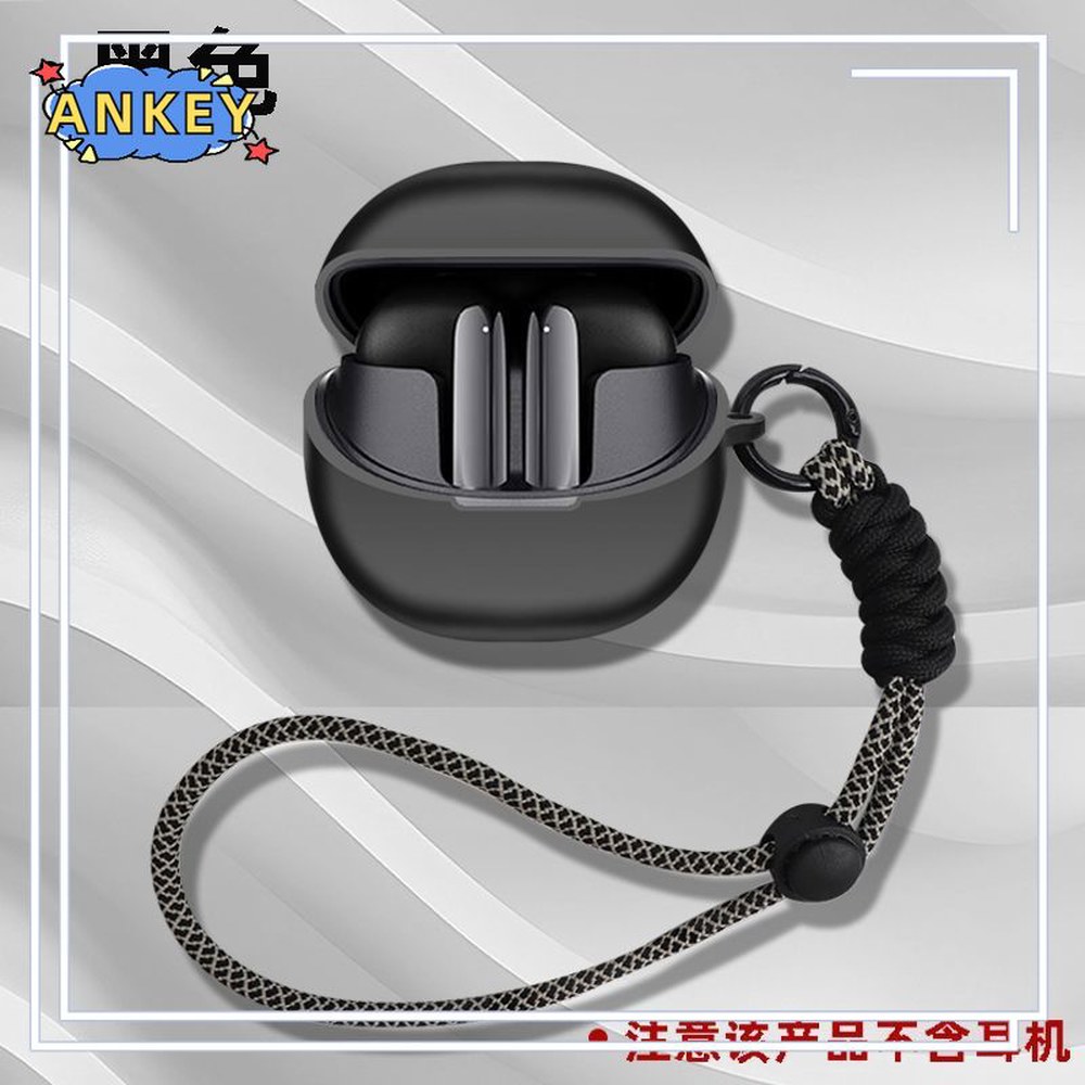 [오늘출발]QCY MeloBuds Pro HT08A 케이스 보호용 실리콘 커버 Bluetooth 이어폰 휴대용 교수형 헤드폰 쉘 로프