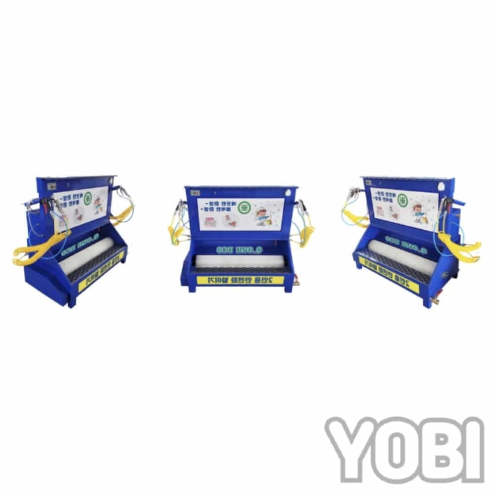 [오늘출발]요비월드 안전화 털이기 2인용 파랑 신발털이개 신발털이기 골프장에어건 안전에어건 신발먼지털이 공원에