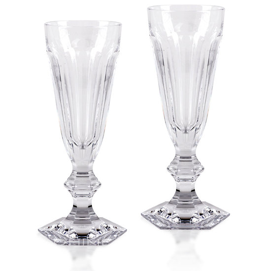 바카라 바카랏 테이블웨어 샴페인 플루트 세트 아코어 1841 클리어 2PCS