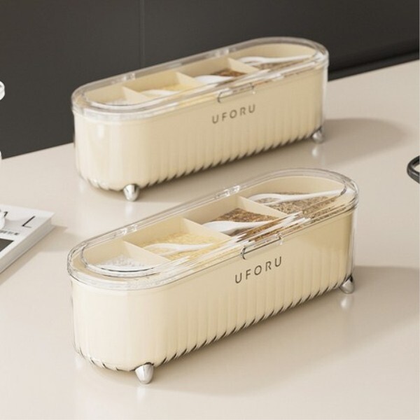 CBBC 방수 방습 식품급 조료통 일체형 다칸 주방 수납함 푼 포함