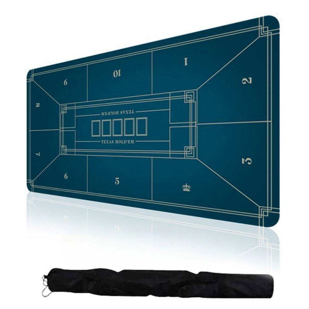 [오늘출발] 홀덤 테이블 카지노 보드 칩 타원형 140cmx80cmx3mm 포커 텍사스