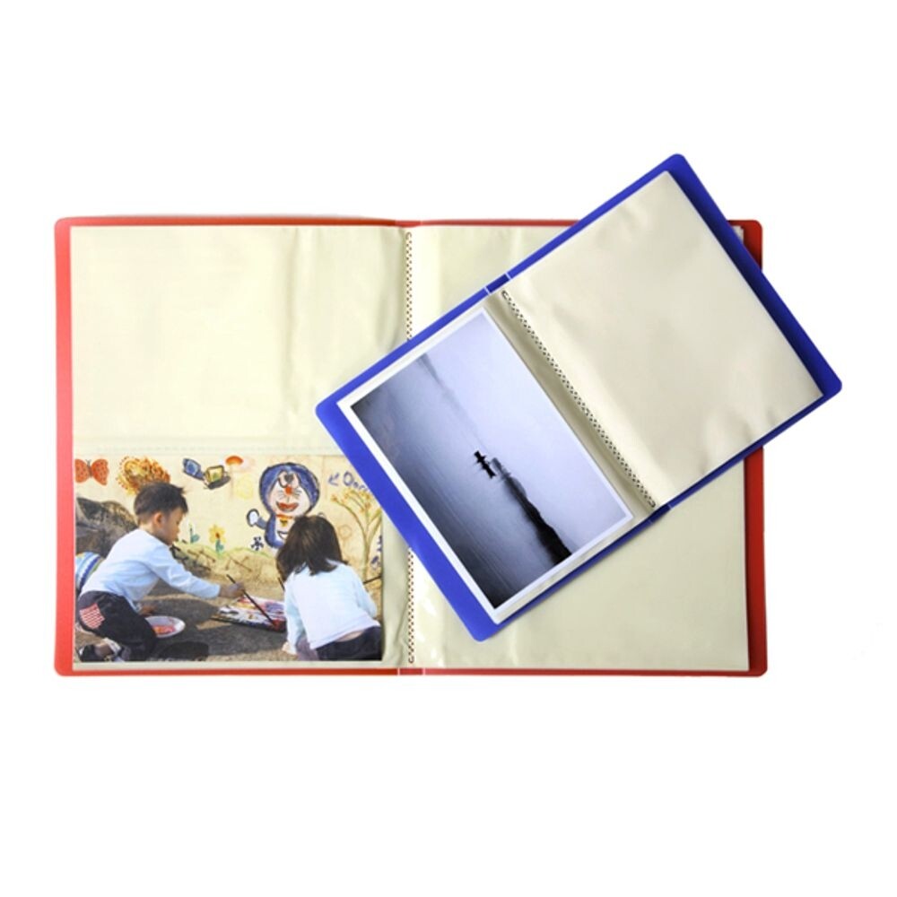 갤러리 앨범 5X7 1단 40장/포켓/대용량/네컷/포토/카드//가죽/미니/사진/보관함/스티커/접착식사진엘범