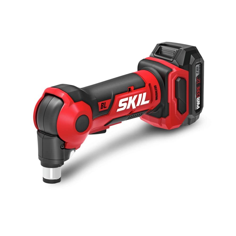 SKIL PWR CORE 12 브러시리스 12V 자동 해머 키트 2.0Ah 리튬 배터리 및 PWR JUMP 충전기 포함 - AH6552A-