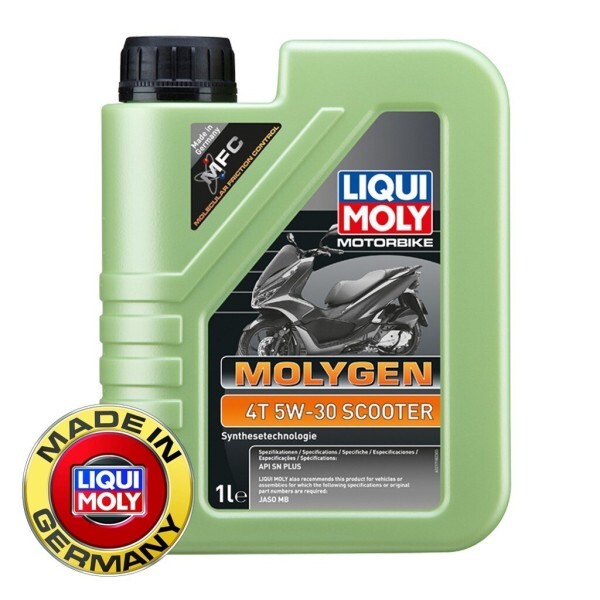 [오늘출발] 리퀴몰리 스쿠터엔진오일 몰리겐 5W-30 100%합성유 엔진보호 복원 기능성 (PN.21718)