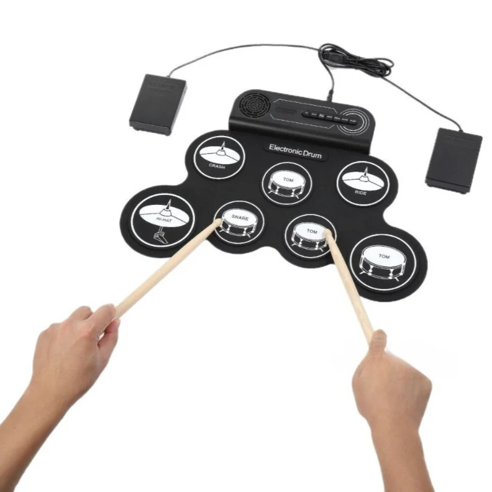전문 전자 드럼 휴대용 댄스 반주 타악기 성인 배터리 악기