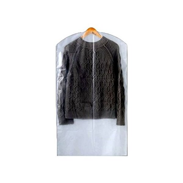 고품질 옷커버 EVA 먼지방지 반투명 5매 100cm 옷걸이먼지커버 투명옷커버 PVC