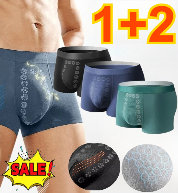 [해외] 1+1+1 일본수입 남성 마사지 자석 팬티 남성 팬티조루예방/감소/촉진