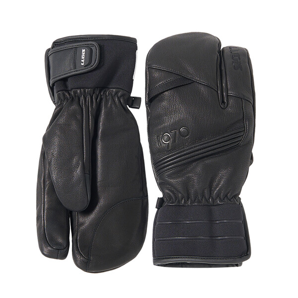 [시즈글로벌]루디스 (현대Hmall)루디스 스노우프로 LUPDUG03 블랙 스키 보드 삼지 방한 가죽 장갑