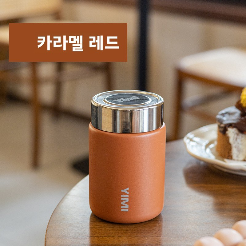 316 스테인리스 스틸 미니 보온병 남녀공용 작고 귀여운 휴대용 커피 포켓 동반 물병