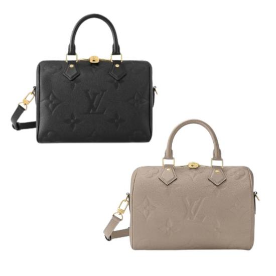 루이비통 25SS 루 이 비 통 스피디 반둘리에 25 모 노 그 램 앙프렝뜨 블랙 투르텔 토트백 M58951 M59273