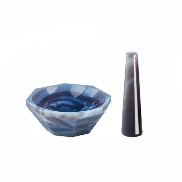 마노유발 막자사발 실험실 약국 약절구 과학실험 유발기 분쇄