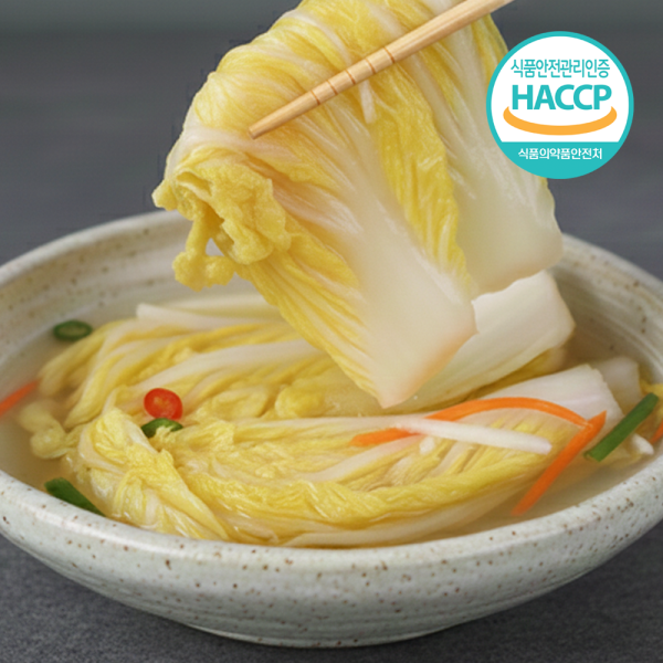 [오늘출발] 당일제조 국내산 전라도식 백김치 / 신선한 맛 2kg 3kg 5kg