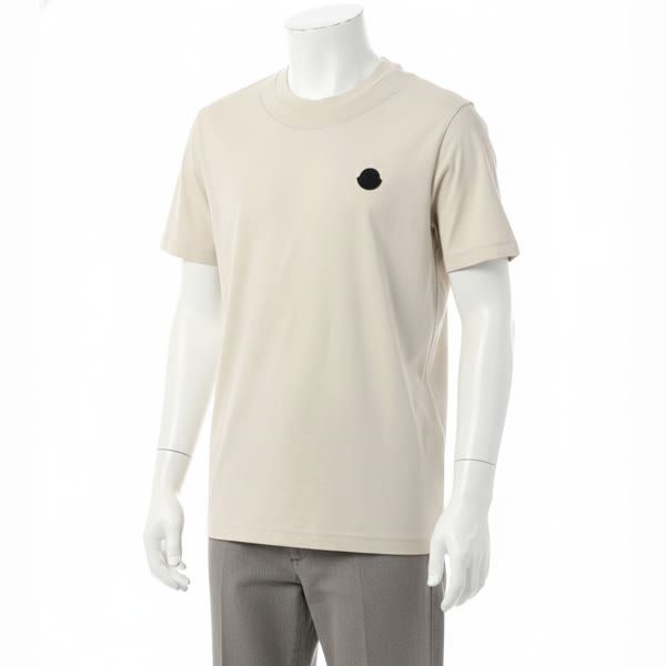 MONCLER 25FW 로고 패치 코튼 티셔츠 (8C00008 89AYW 216) 228419