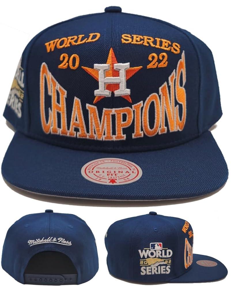 미국수입정품 미첼앤네스 Mitchell Ness Houston Astros New Big Champ 월드 시리즈 챔피언 블루 오렌지 시