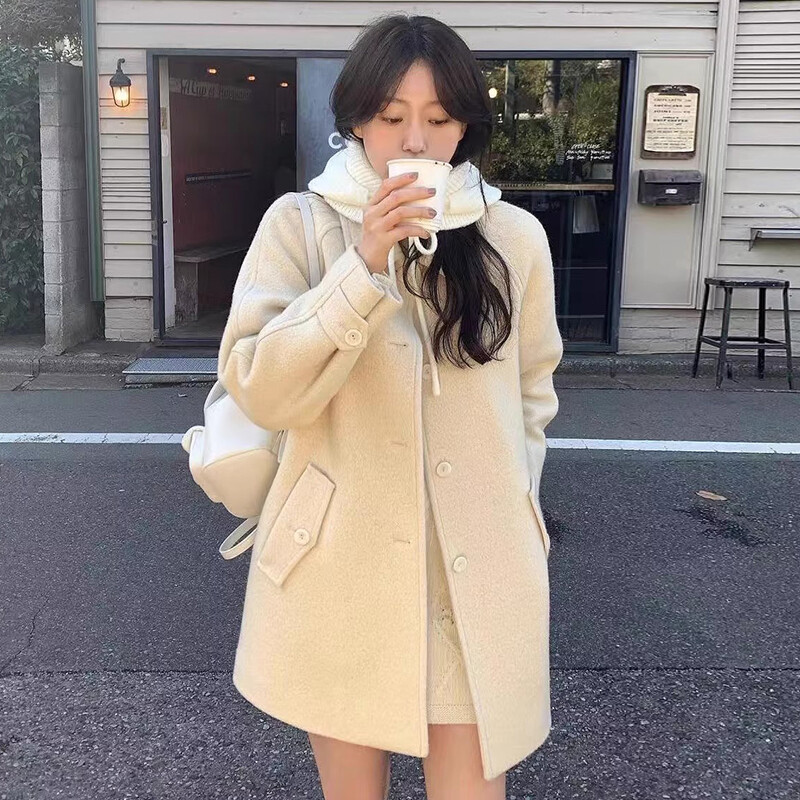 코스콤 겨울법식 부드러운 풍풍 단열한 후 트임 디자인감이 작은 키모트 여성