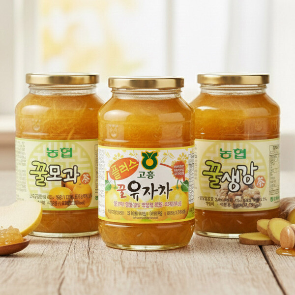 [오늘출발] 1+1 고흥 유자차 생강차 모과차 유자청 생강청 모과청 2kg 두원농협 비타민C