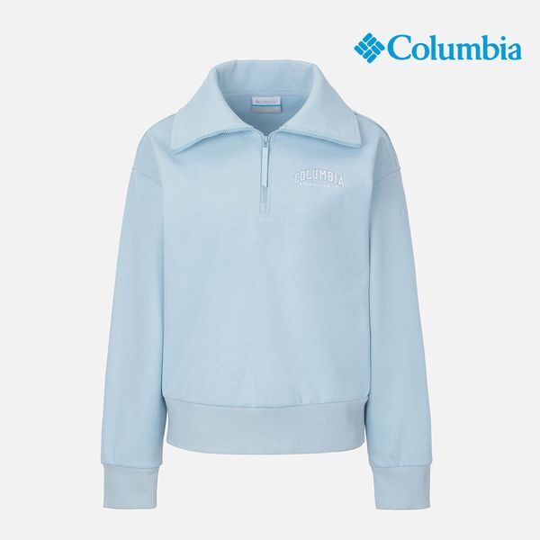 컬럼비아(아웃도어) 하프클럽/컬럼비아여성 레이크 투 파크 하프 집업_스카이블루 (C