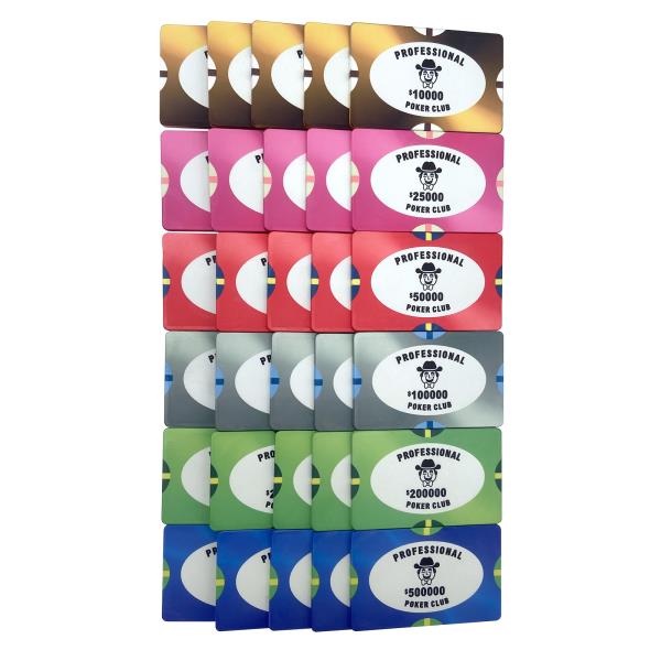 [오늘출발]최고의 품질 카지노 세라믹 플라크 직사각형 포커 칩 공장