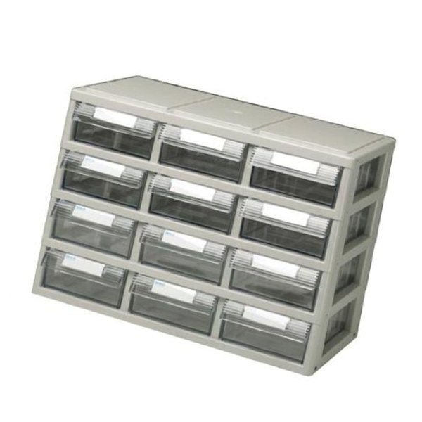 VCJ3M04O수납 펜시류수납함 소품 12단 405x215x295 1p