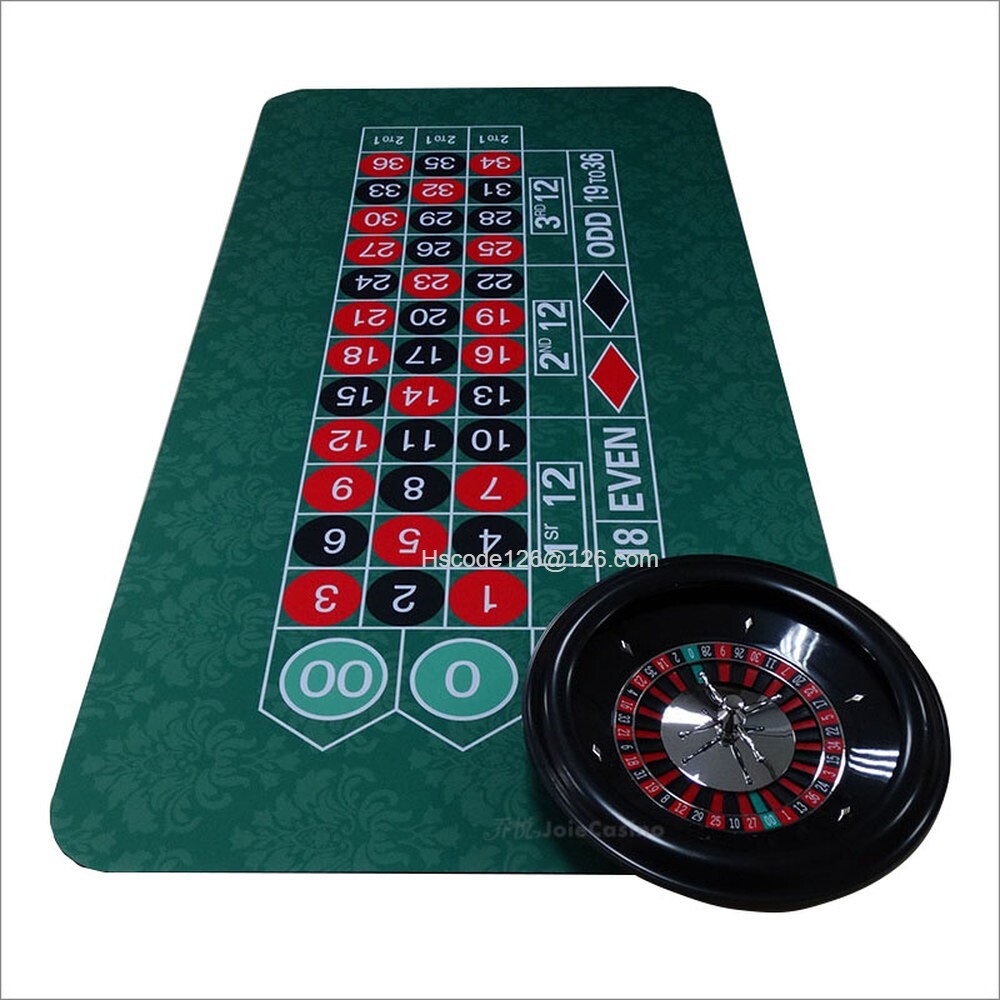 토큰 카지노 룰렛매트 보드게임 바카라 블랙잭 180x90cm 다이사이 60x120cm