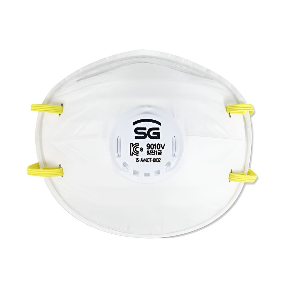 SG 9010V 1급 방진 마스크 밸브형 10개입/안면부/여과식/방독/분진/농약/살포/페인트/냄새/작업장/산업용