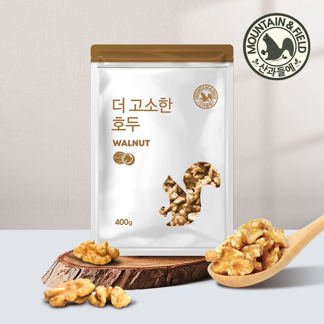 TC 산과들에 1/4태 호두 400g x2봉 (800g 호두)