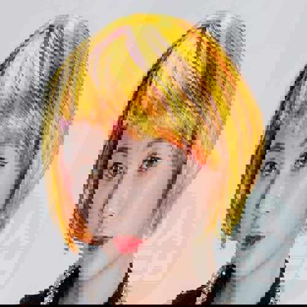 위라이즈 단발 믹스 가발 컬러가발 연극가발 코믹가발 코스튬가발 코스프레가발 가발소품 노래방가발 파티