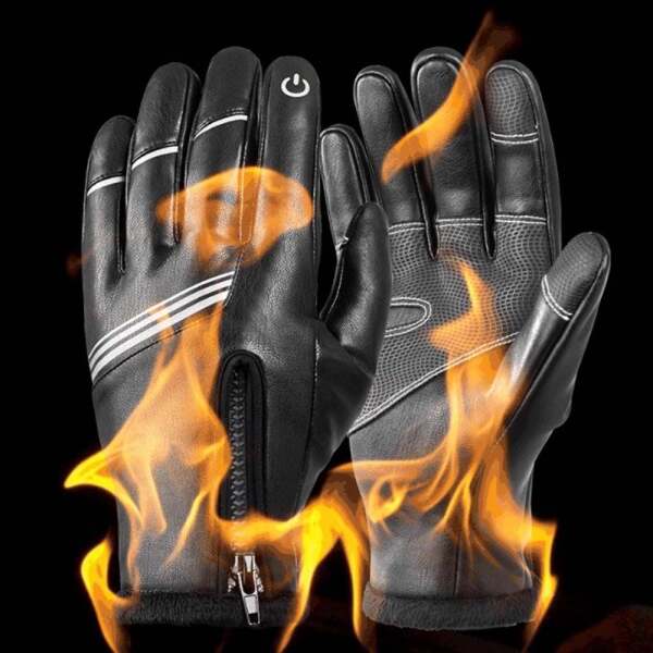 라이프커머스 장갑 털장갑 방한 겨울 방수 둘다지켜 싸나이 터치 가죽