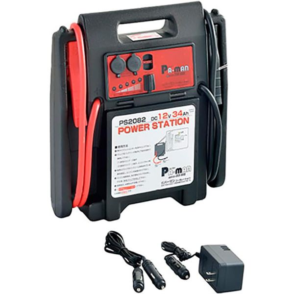 점프 스타터 자동차 휴대용 시동 파맨 파워 스테이션 W DC12V34Ah 비방수 케이블 2m 승용차