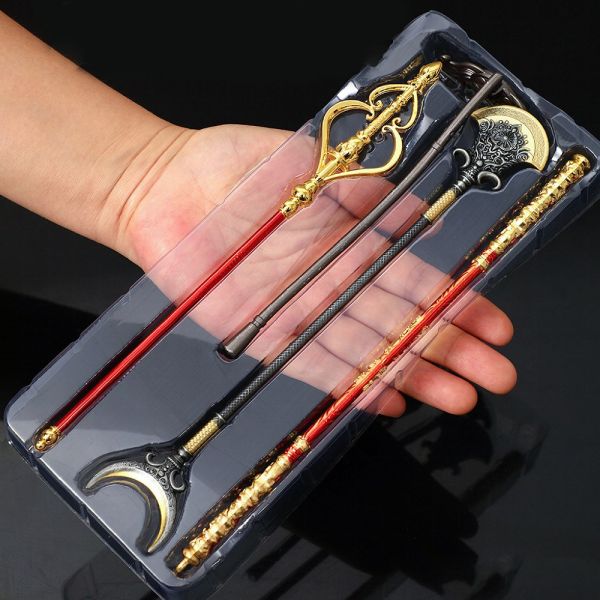 서유기 오공 사오정 저팔계 삼장법사 4종 여의봉 풀메탈 미니어처 22CM