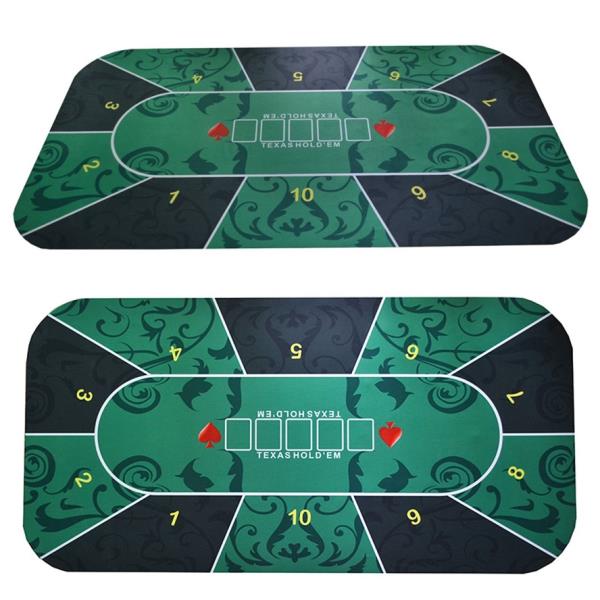 [오늘출발]18090cm 텍사스 홀덤 식탁보 포커 보드 게임 스웨이드 고무 패드 카지노 게임 룰렛 주사위 베팅 포커 테이