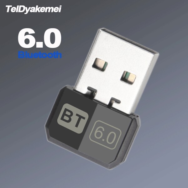 [오늘출발] PC 노트북용 USB 블루투스 6.0 어댑터 BT6.0 동글 수신기 윈도우 7/8/10/11용 송신기