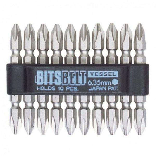 베셀 비트 드라이버 십자 10p 6.35mm WFK4QOE