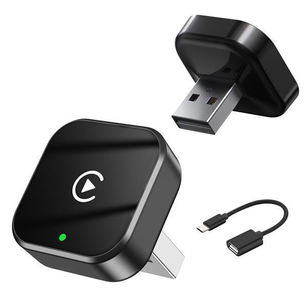 티라인 무선 스마트 초소형 카플레이 안드로이드 오토 동글 2in1