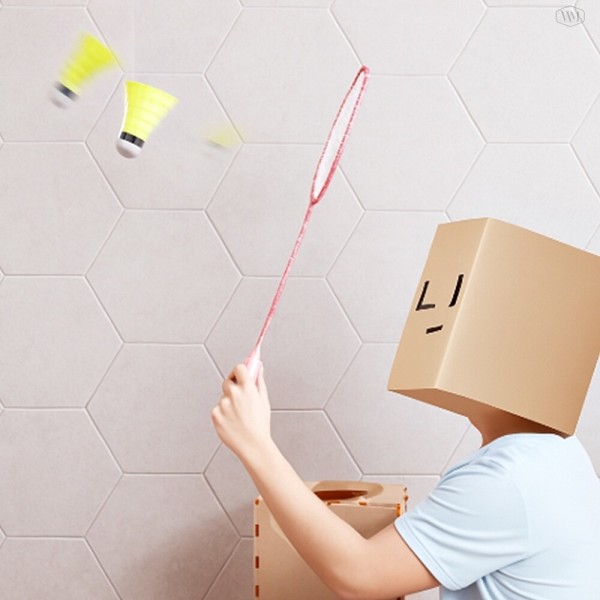 혼자하는 배드민턴 집에서 스윙 연습 천장설치 셔틀콕 연습용