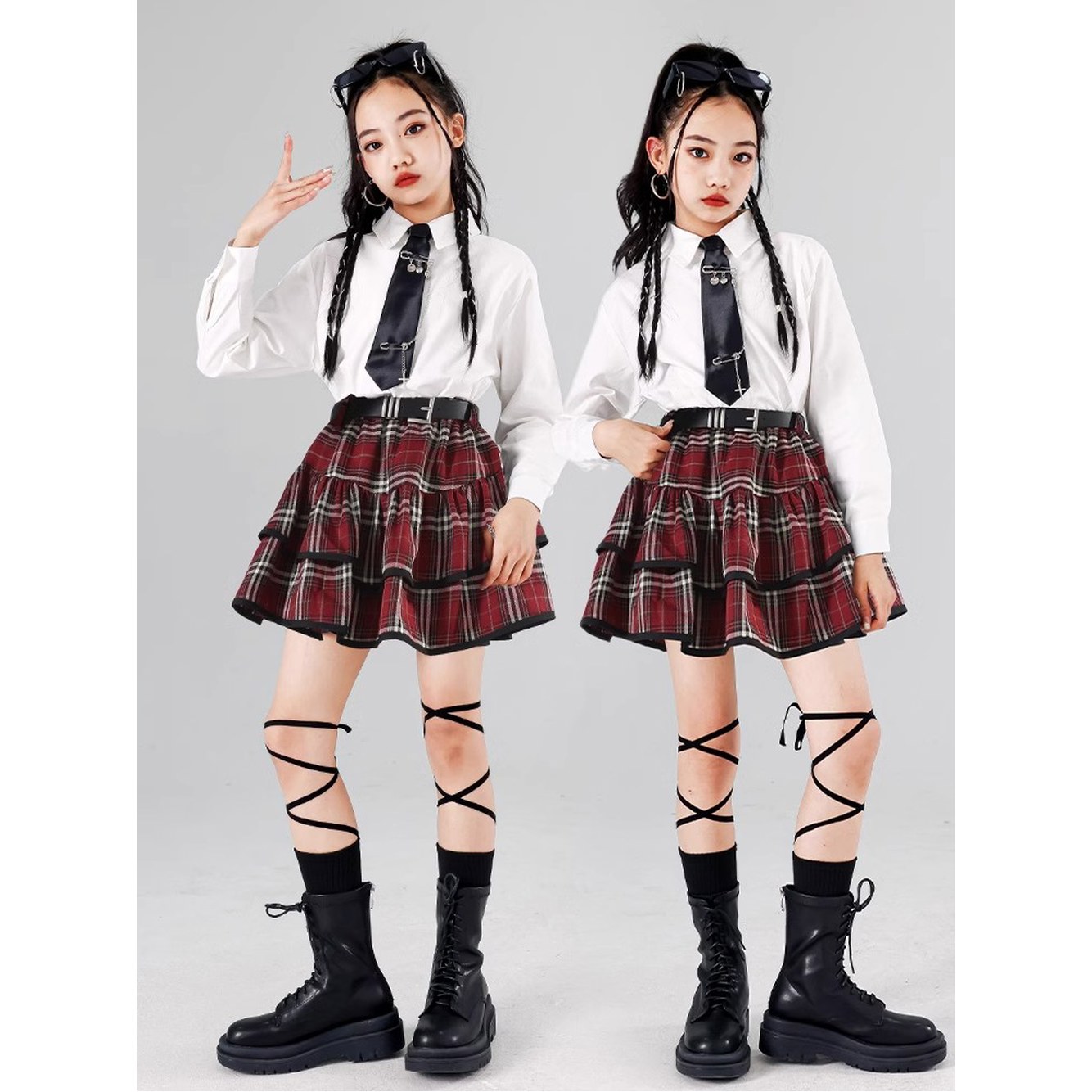 [오늘출발] 더블에프 교복 방송 댄스복 댄스 의류 단체복 개막식 입학