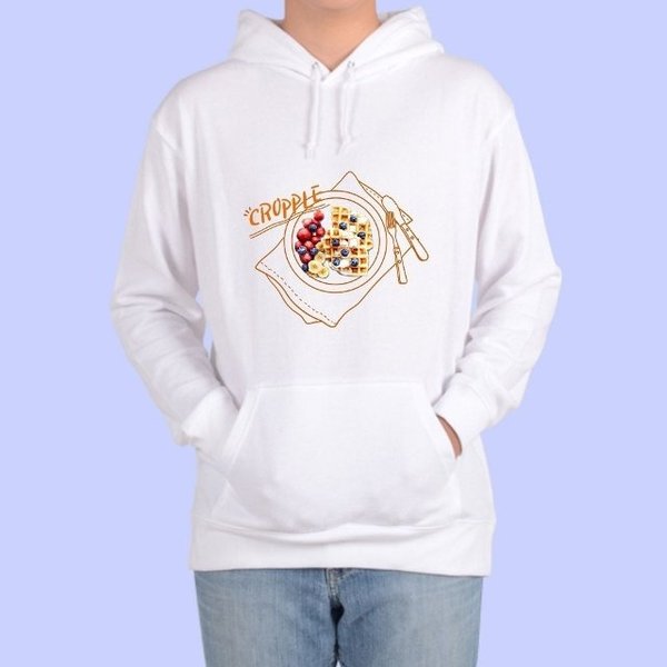 기모후드티 크로와플을 엣지있게 디자인 (WFG2OOB)