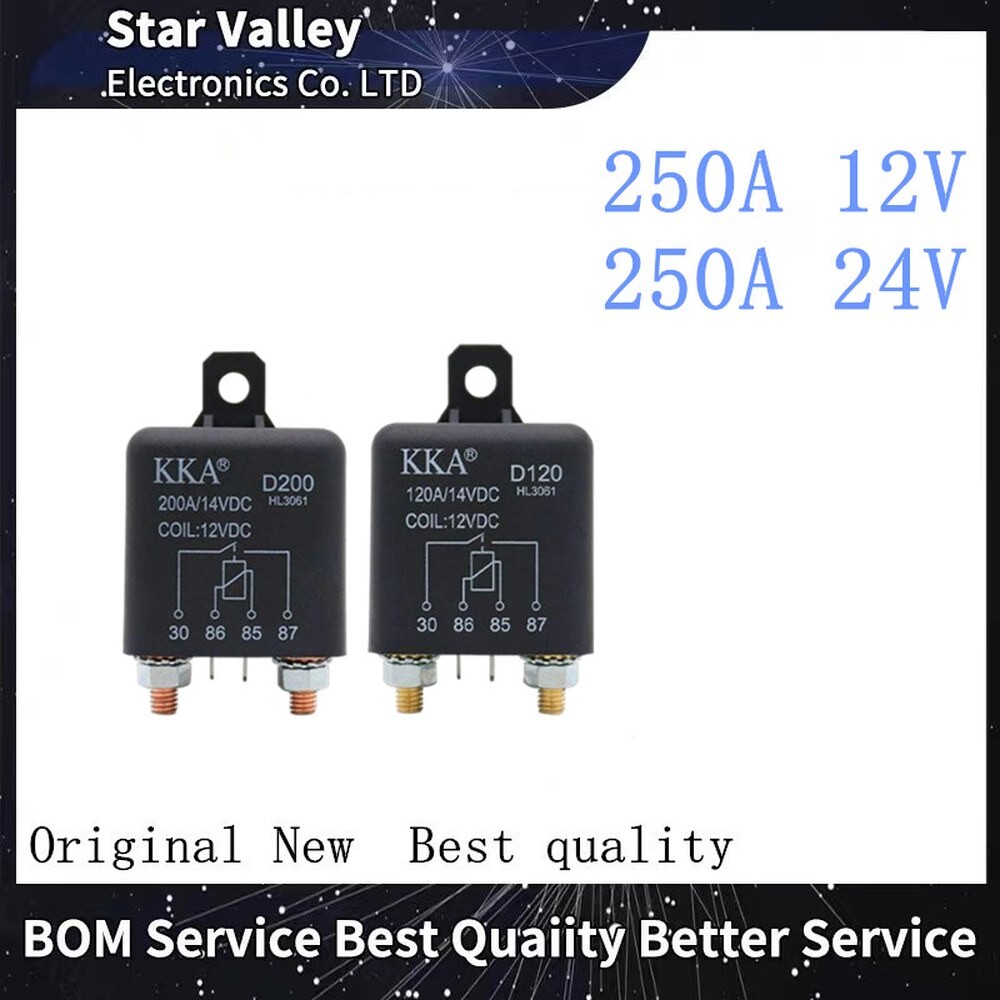 [오늘출발]수정 장치 시동 POWER 배터리 12V/24V 공급 LOGIC 고전류 250A 자동차 릴레이 s-3Q