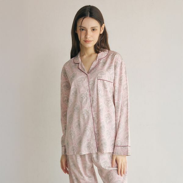 바풀 (현대Hmall)보리보리/바풀 주니어바풀 LL5052-31 여성잠옷 면모달 파자마 여성 잠옷 상하 세트