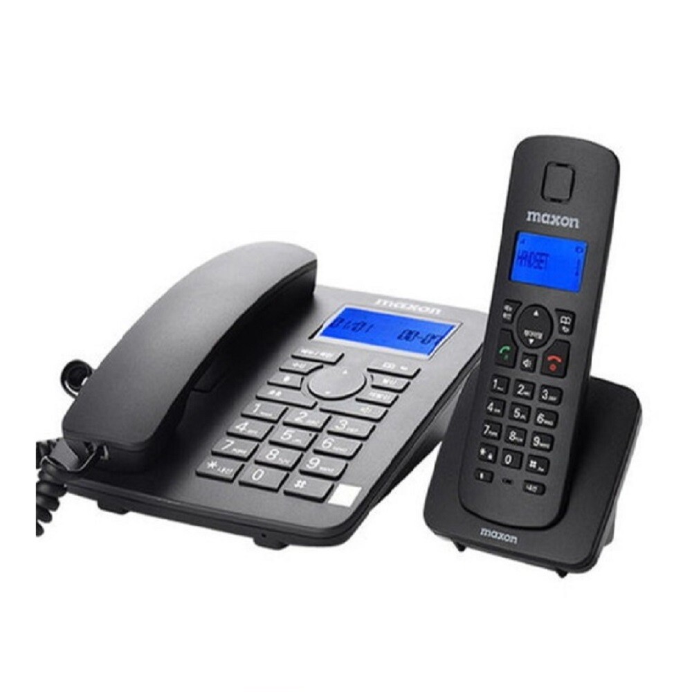 [맥슨전자]맥슨 맥슨 정품 유무선전화기 추천 5단계 음량조절 발신자표시 내선통화 스피커폰 사무실 가정용 전화기 선물