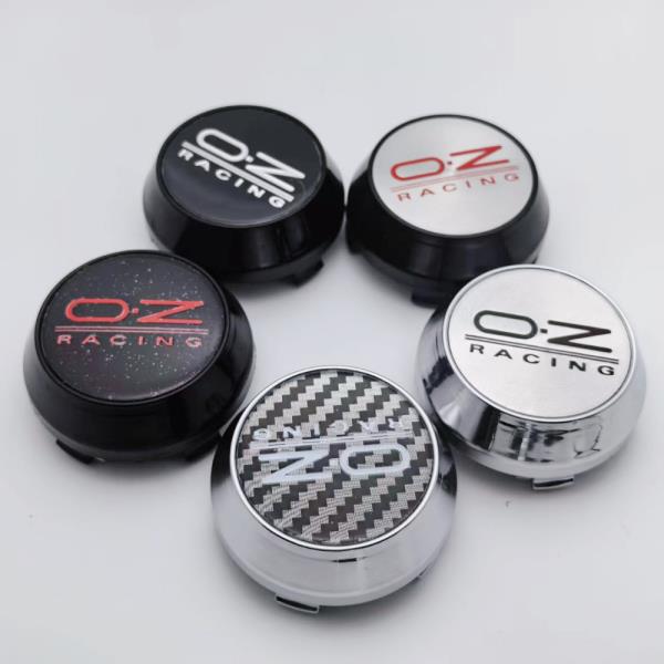 누리정비4pcs OZ 레이싱 엠블럼 로고 60mm 64mm 65mm 68mm 69mm 자동차 휠 센터 캡 하이 액세서리 허브