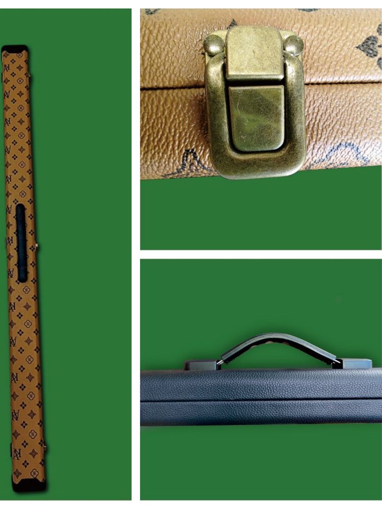 당구큐대 당구대 트윈 슬롯 나인 박스 스누커 스터드 일체형 연습 튼튼 당구 고급 케이스