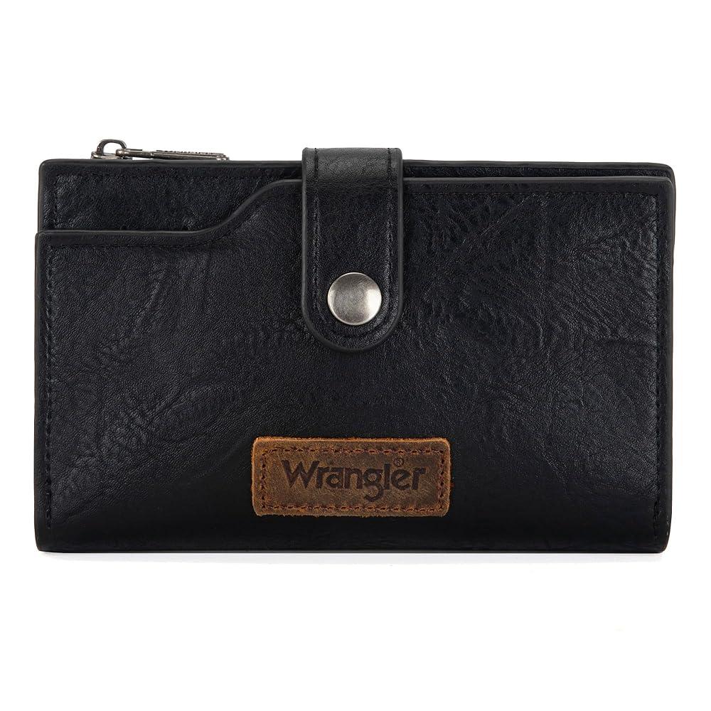 Wrangler 여성용 지갑 슬림 바이폴드 신용 카드 홀더 A-Coffee 시크 215403