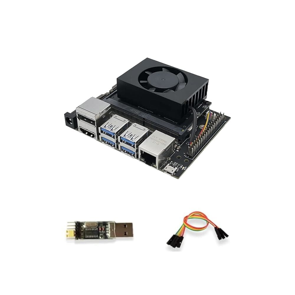젯슨 나노 키트(SD 슬롯 포함) AI 머신 러닝(팬 쿨링)을 위한 16GB EMC 탑재 N-VIDIA SOM 기반