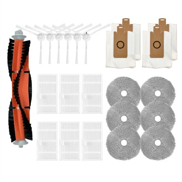 샤오미 로봇 진공 청소기 예비 부품 필터  먼지 봉투 Lydsto W2 Kyvol S60 아이리버 AICLE INS-200